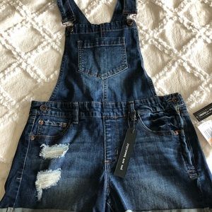 Overalls shorts new with tag junior size